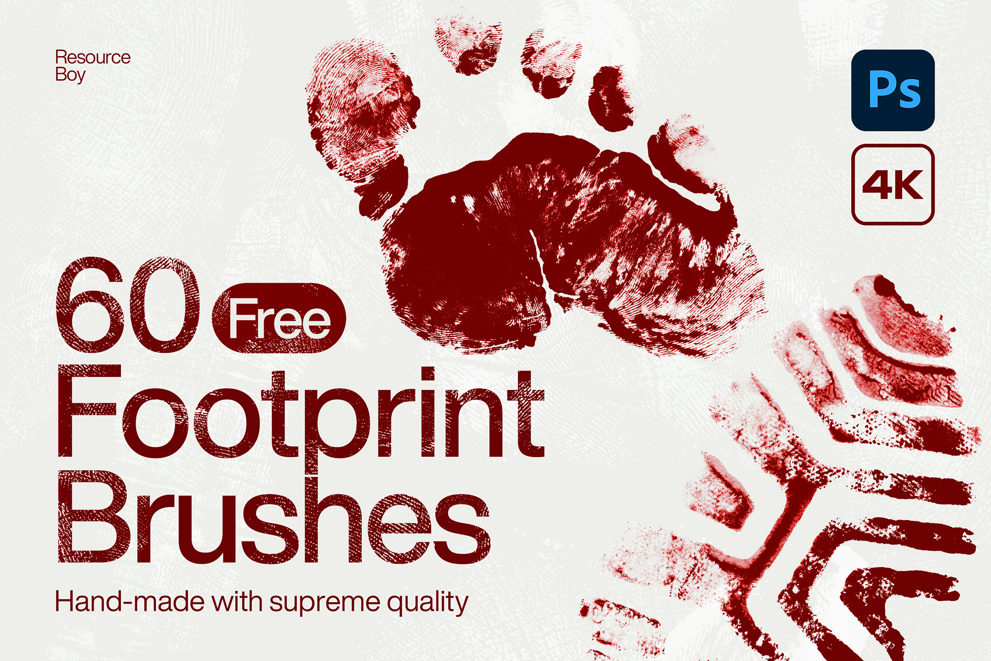 Free Footprint Photoshop Brushes