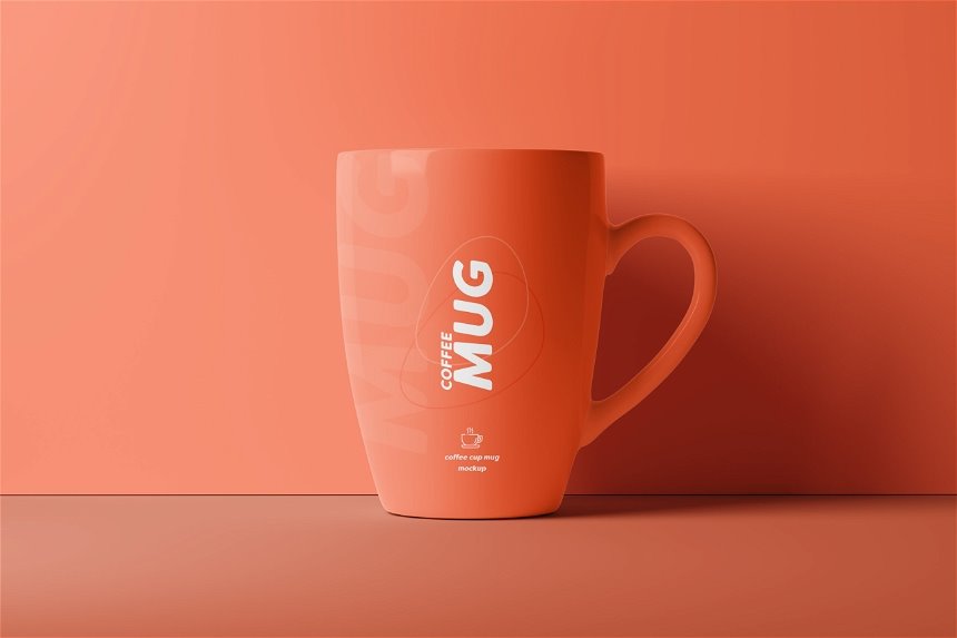 Mug Mockup in 4 Different Visions FREE PSD