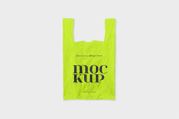 3 Showcases of Crumpled Plastic Bag Mockup Free Download | Resource Boy