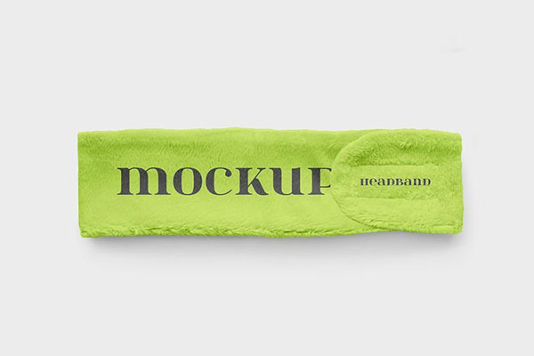 3 Views of Cosmetic Headband Mockup FREE PSD