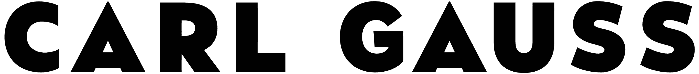 Carl Gauss Font