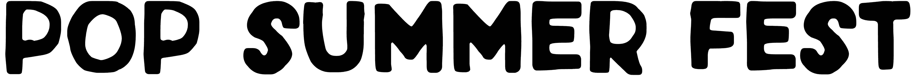 Pop Summer Fest Font
