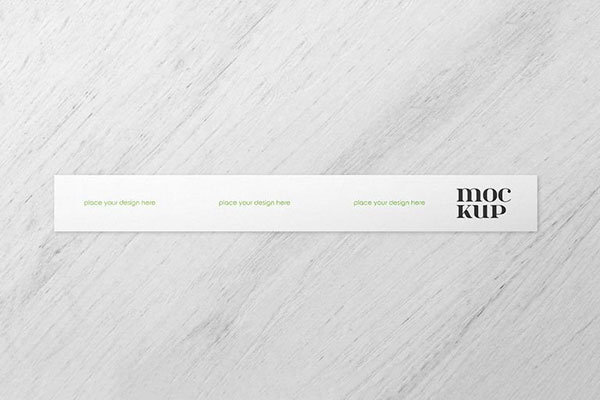 Disposable Perfume Test Strip Mockups in 2 Views FREE PSD