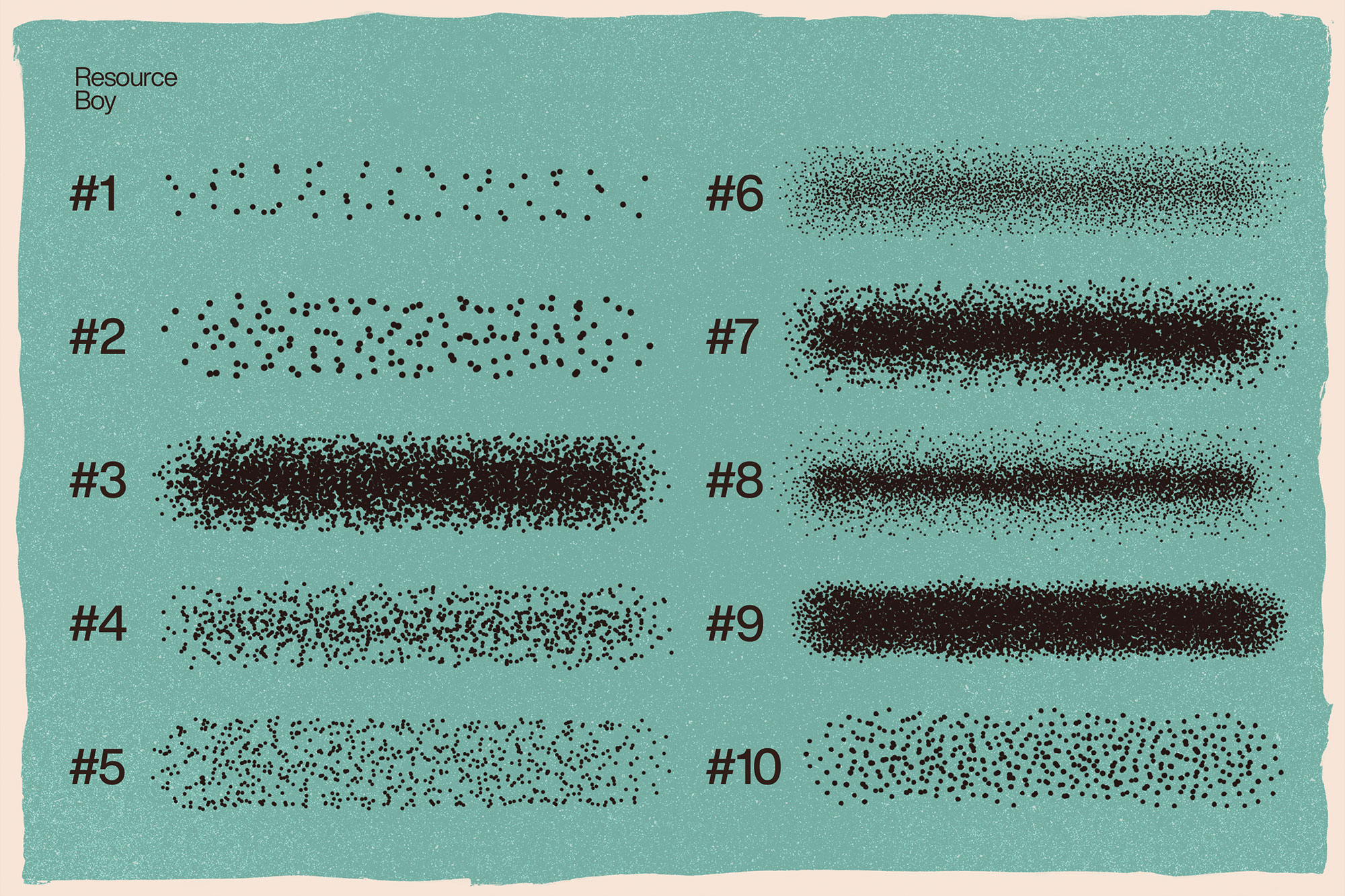 100 Free Stipple Shading Photoshop Brushes | Resource Boy