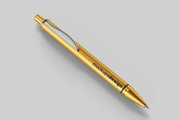 Pen Mockup in 3 Varied Showcases FREE PSD