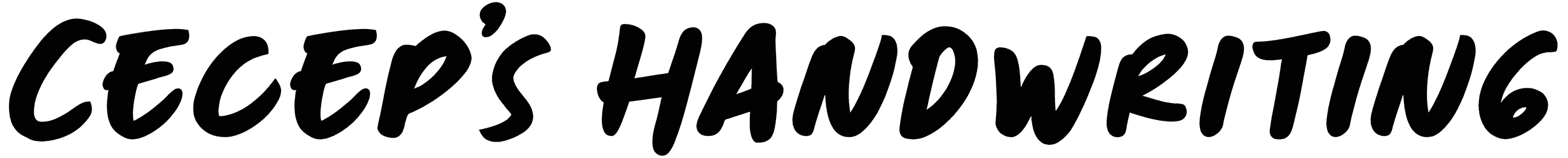 Ceceps Handwriting Font