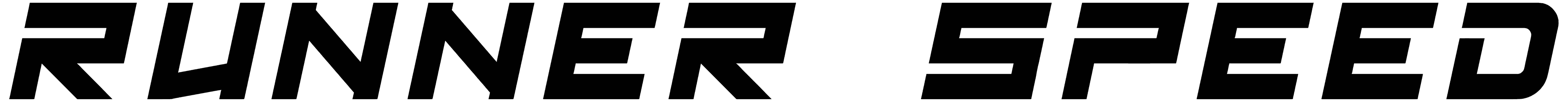 Runner Speed Font