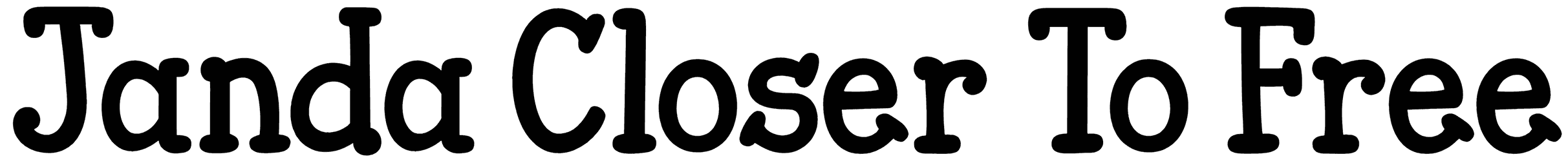Janda Closer To Free Font