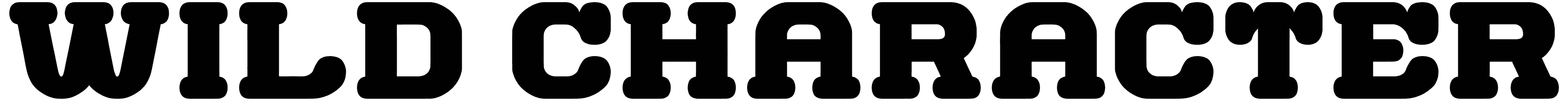 Wild Character Font