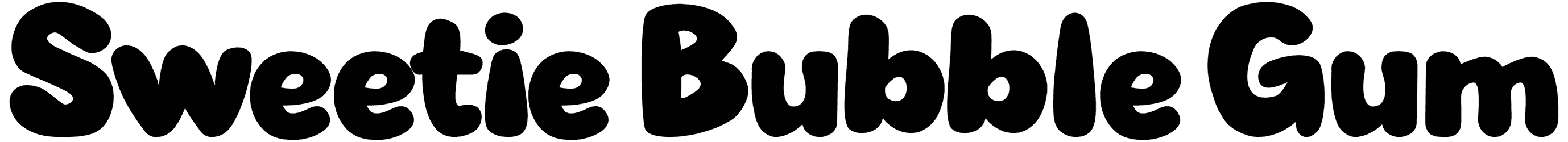 Sweetie Bubble Gum Font