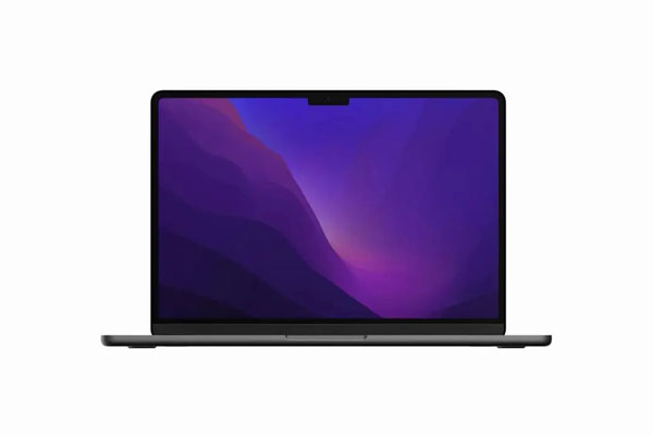 Facing Sight of M2 Macbook Air Mockup FREE PSD