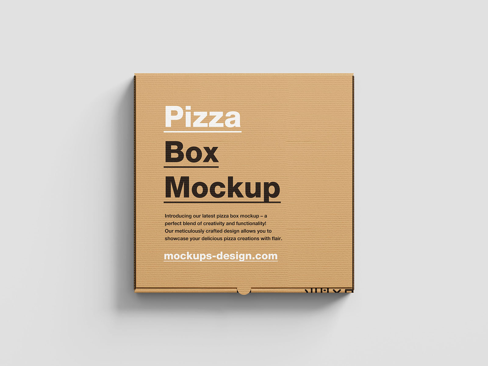 Pizza Box Mockup in 5 Shots FREE PSD