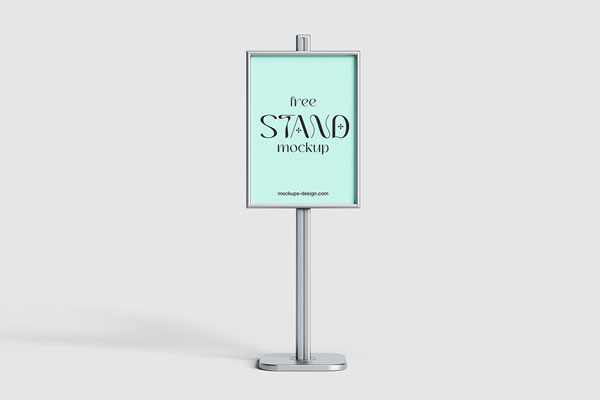 3 Showcases of Stand Mockup FREE PSD