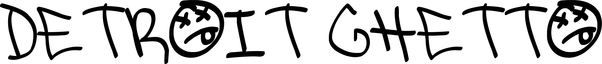 Detroit Ghetto Font