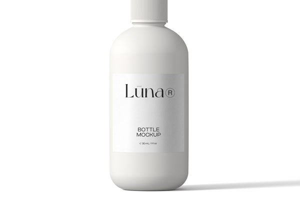 Front View Liquid Dispenser Bottle Mockup FREE PSD