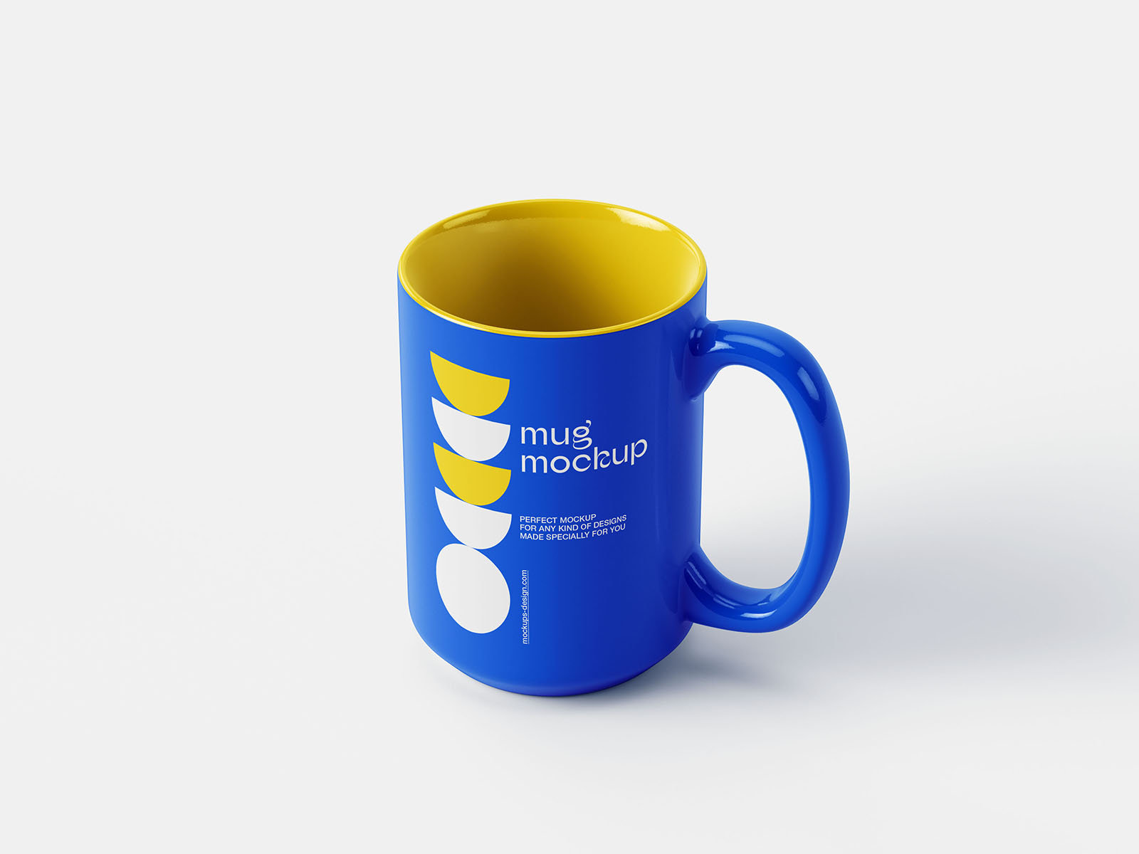 4 Shots of Large Coffee Mug Mockup FREE PSD