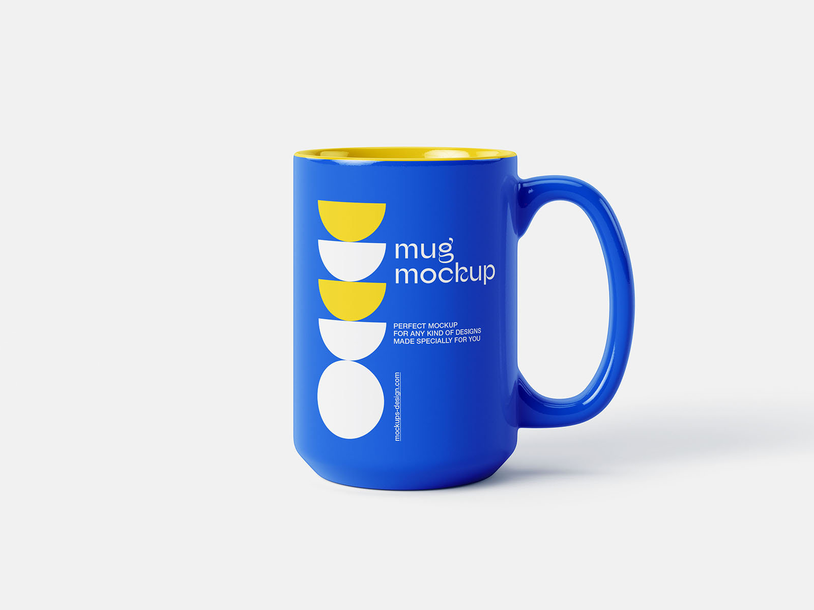 4 Shots of Large Coffee Mug Mockup FREE PSD