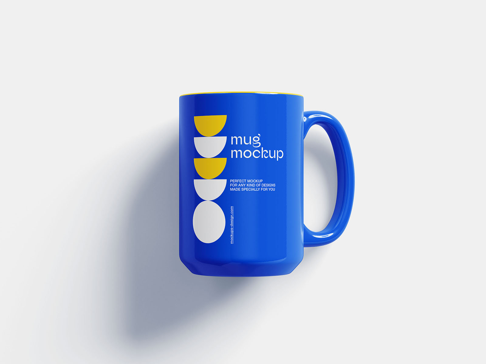 4 Shots of Large Coffee Mug Mockup FREE PSD