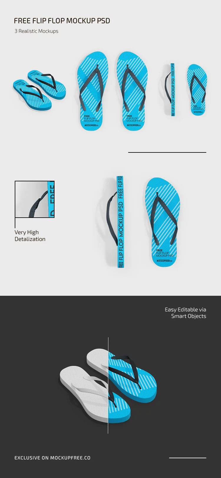 Free Flip Flop Mockup PSD Template