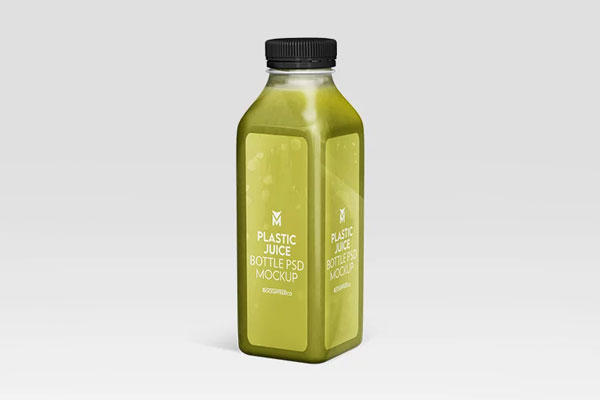 Free Juice Bottle Mockups PSD Template