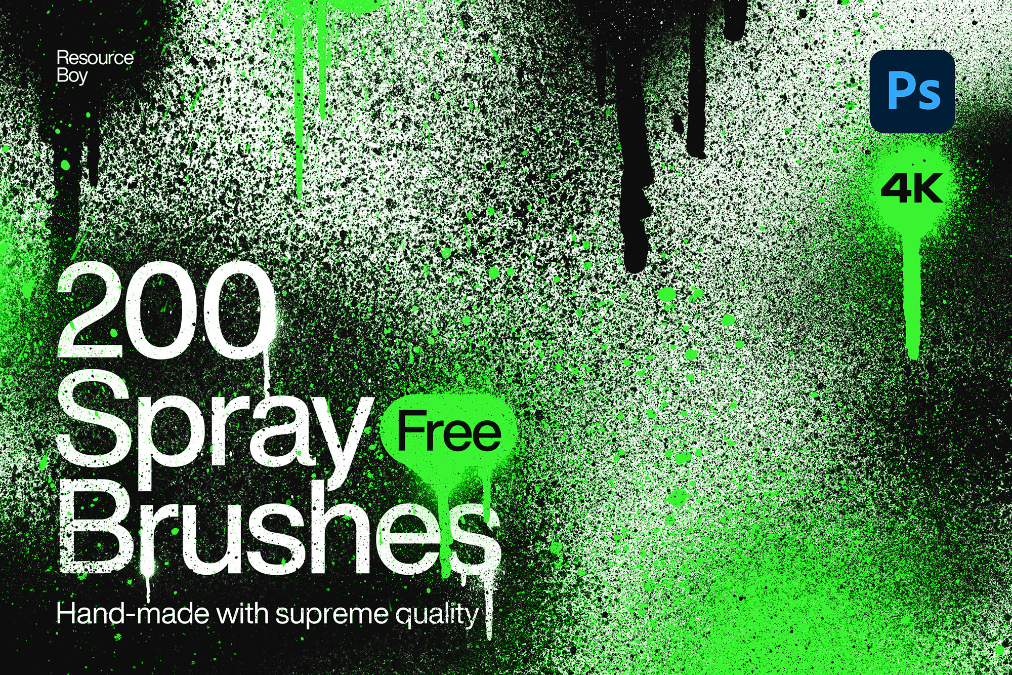 Spray Paint Photoshop Brushes - Free Download