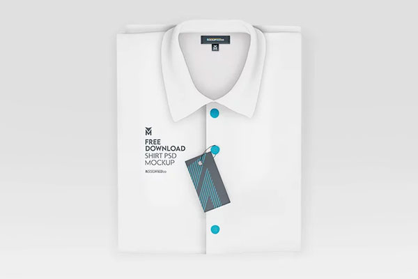 Free White Shirt Mockup PSD Template