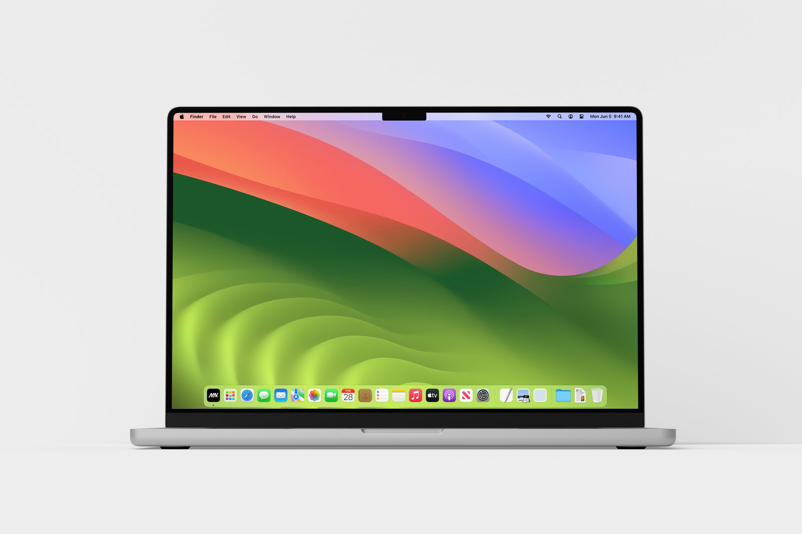 Free 3 Different Showcases of MacBook Pro Mockup PSD Template