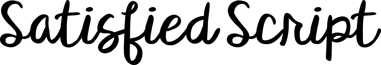 KG Satisfied Script Font