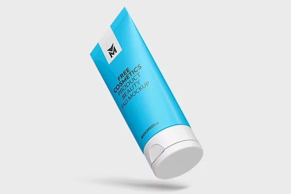 Free 3 Cosmetics Product Beauty Tube Mockup PSD Template