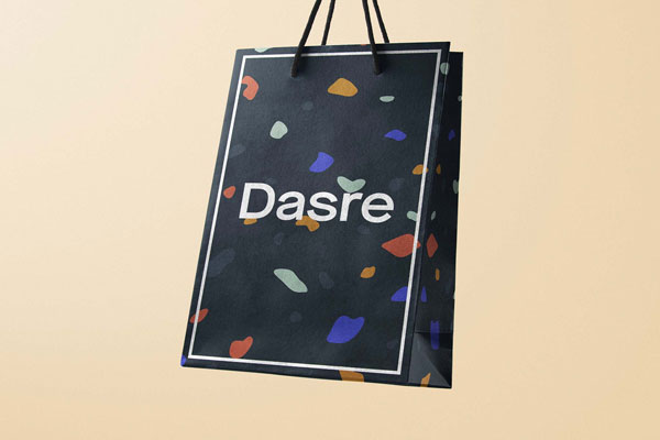 Free Gift Bag Mockup PSD Template