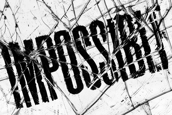 Free Grunge Broken Text Effect PSD Template