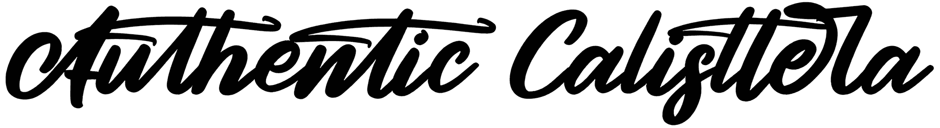 Authentic Calisttera Font