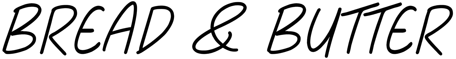 Bread Butter Font