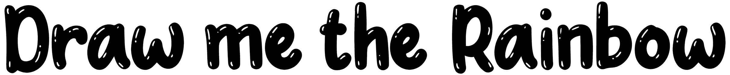 Draw Me The Rainbow Font