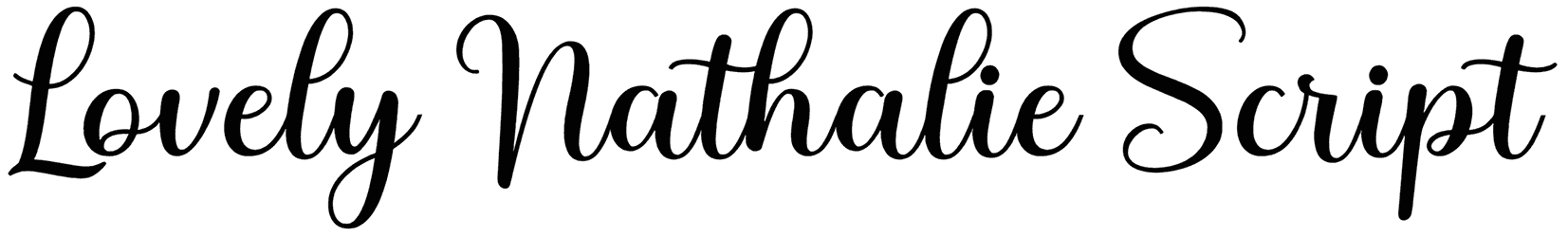 Lovely Nathalie Script Font