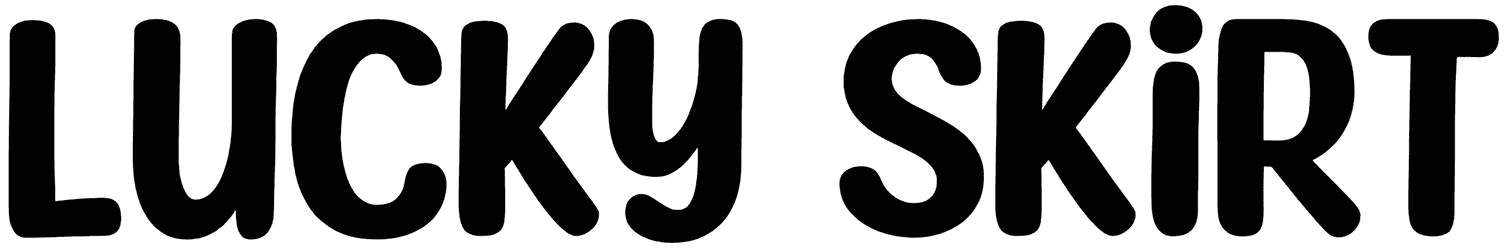 Lucky Skirt Font
