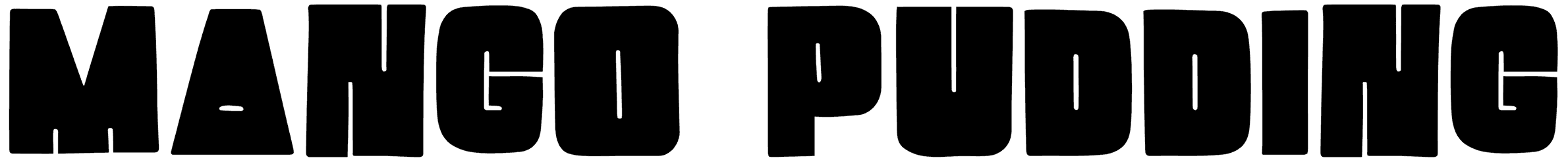 Mango Pudding Font
