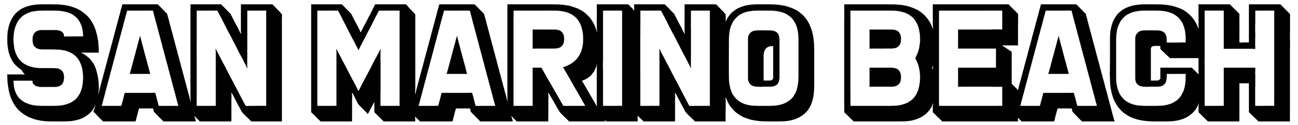 San Marino Beach Font