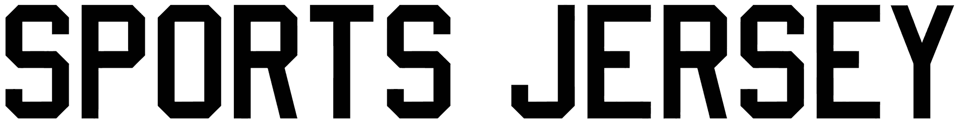 Sports Jersey Font