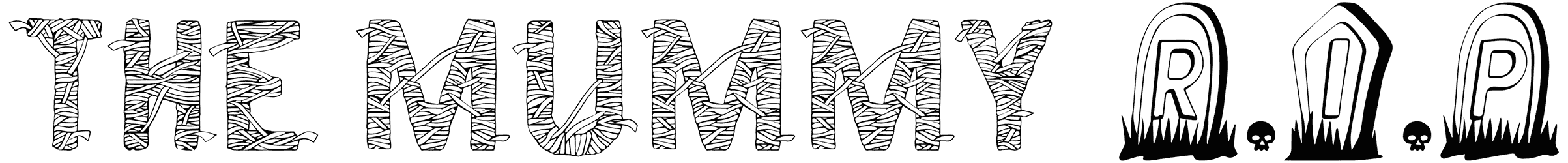 The Mummy R.I.P Font