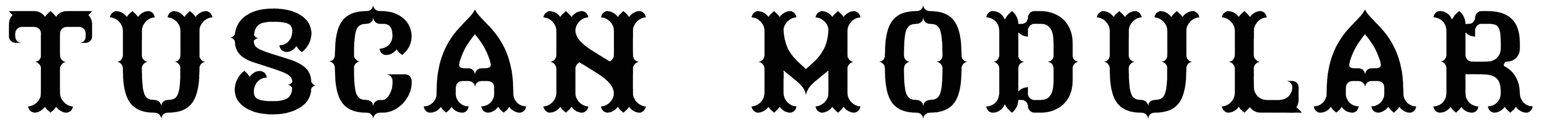 Tuscan Modular Font