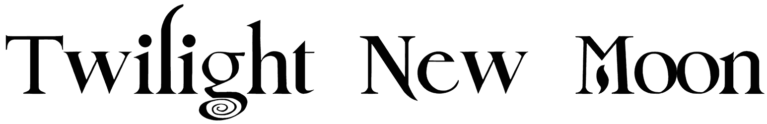 Twilight New Moon Font