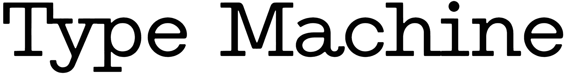Type Machine Font