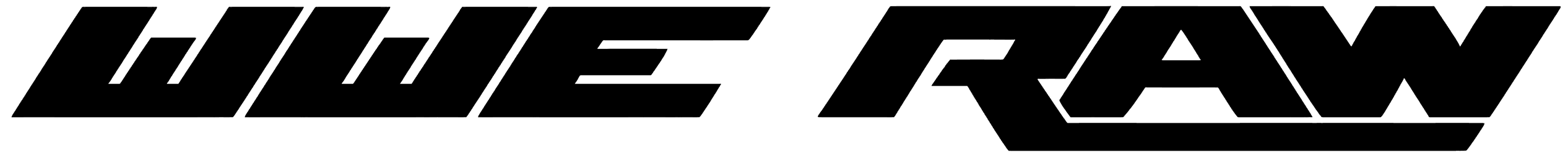 WWE Raw Font