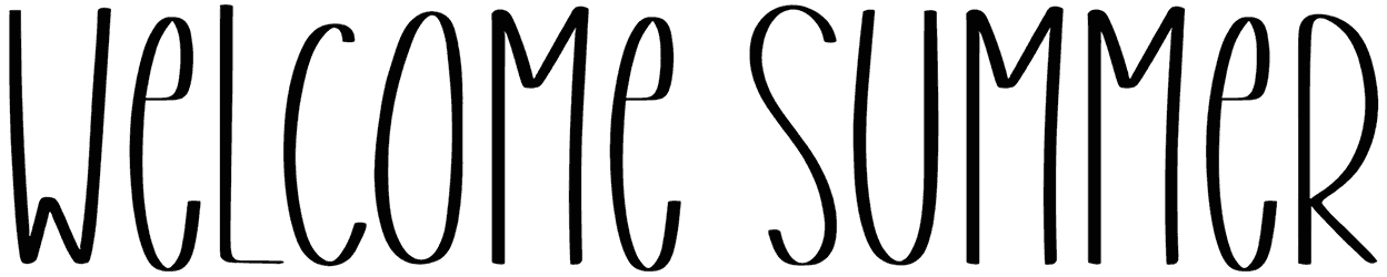 Welcome Summer Font