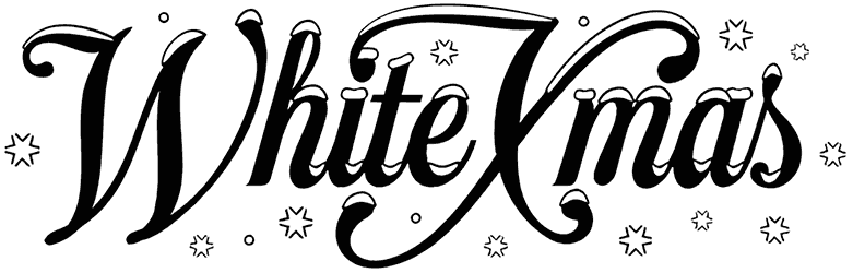 White Xmas Font