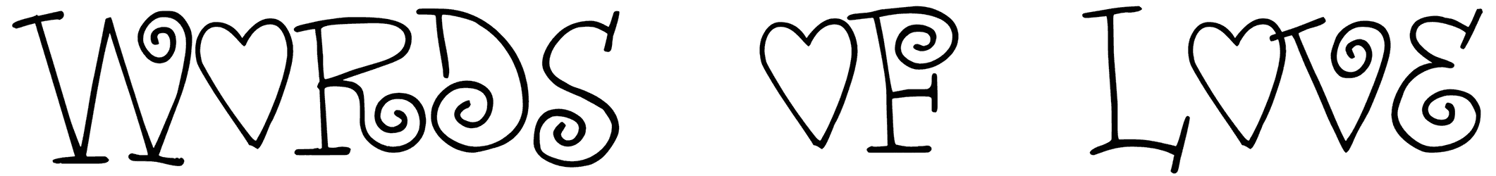 Words of Love Font