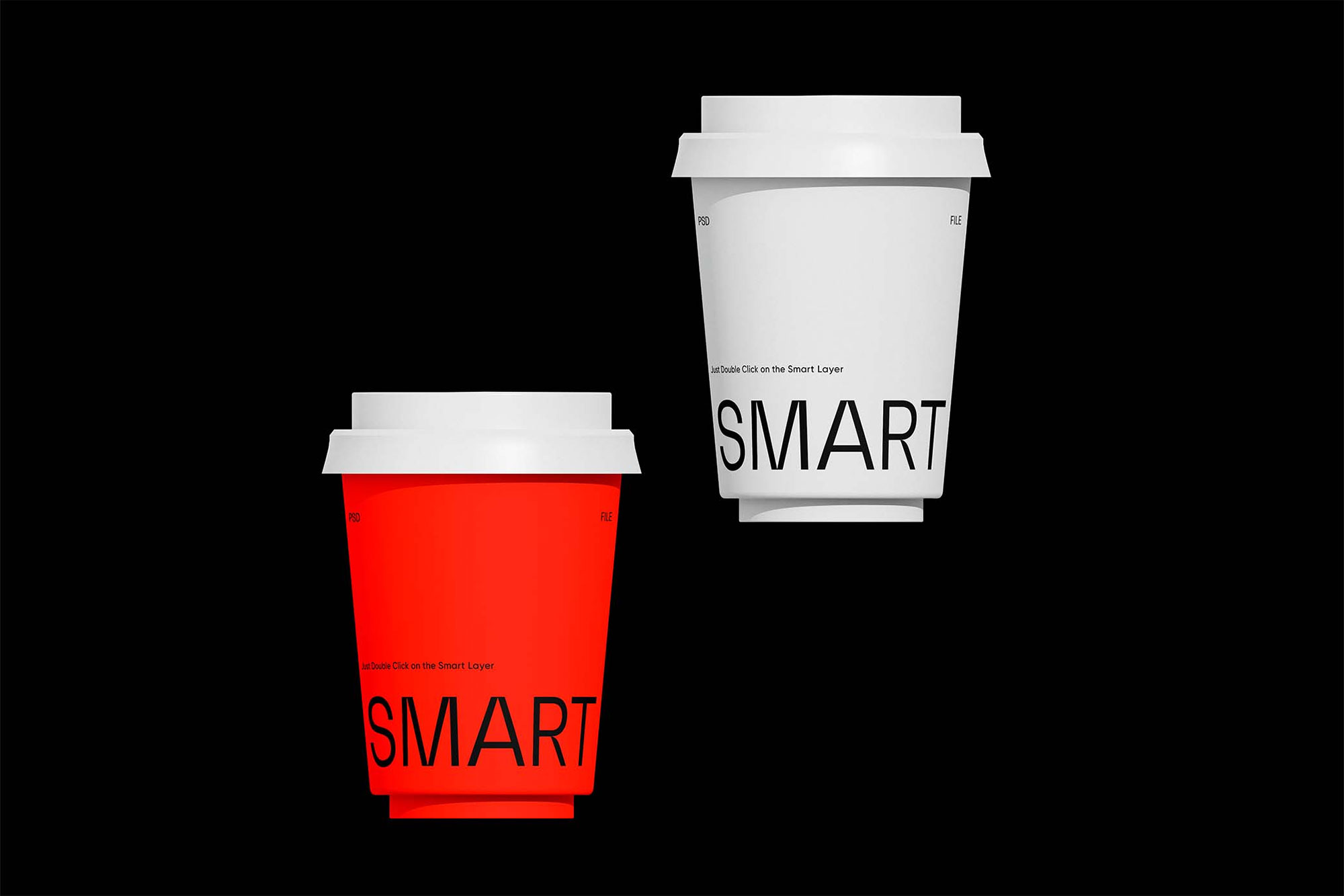 Free Coffee Cup Mockup PSD Template