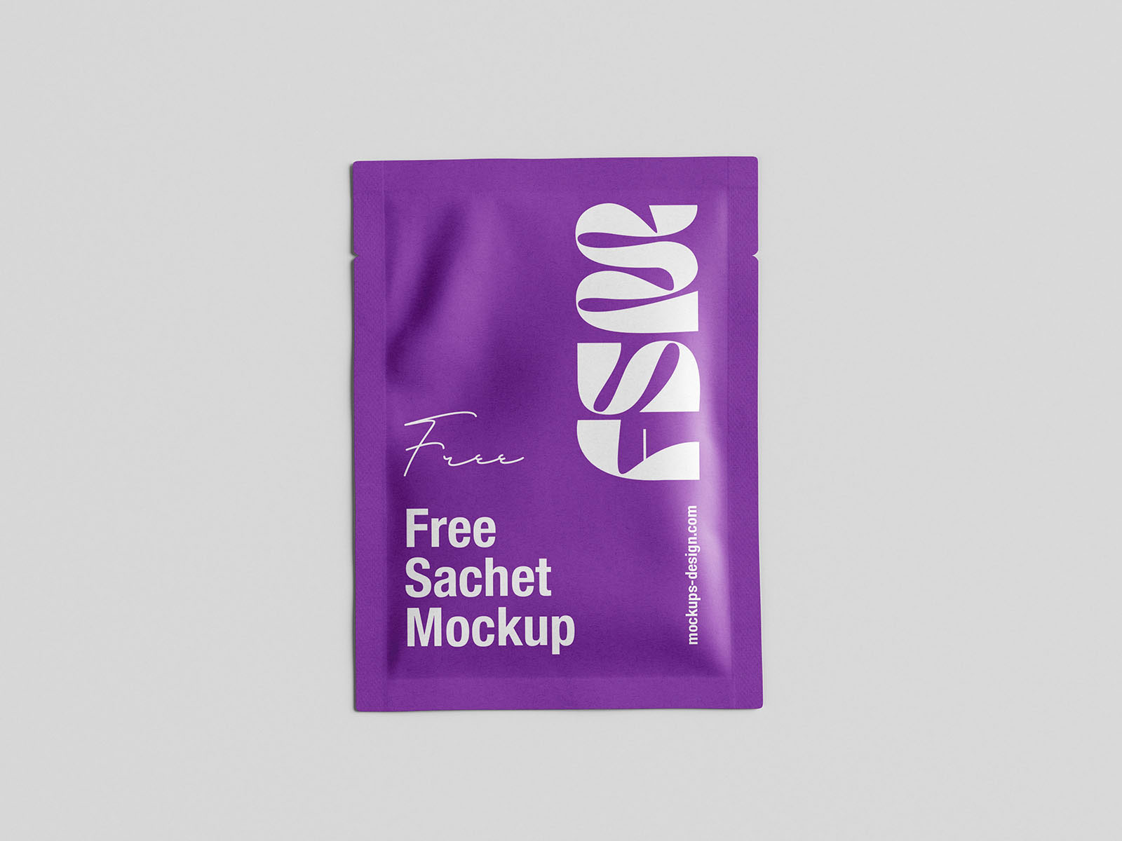 Free Cosmetic Sachet Mockup PSD Template