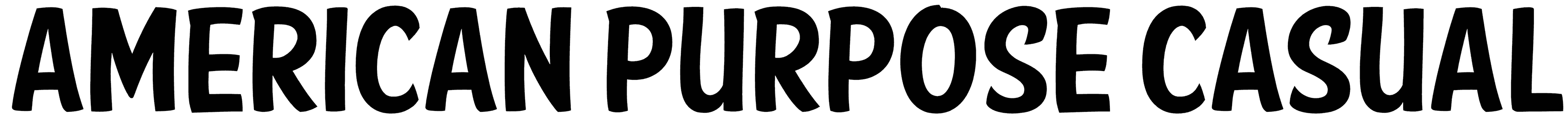 American Purpose Casual Font